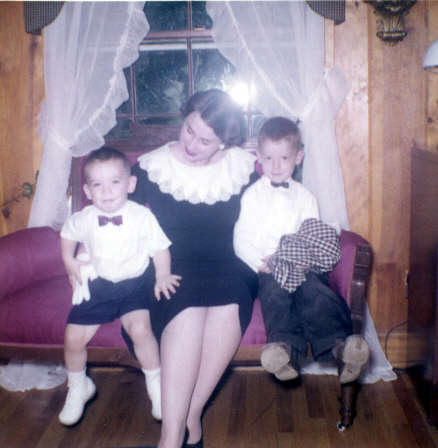 I don't know what's worse - the bowtie, or the fact that early on my folks believed my future was in the Navy.