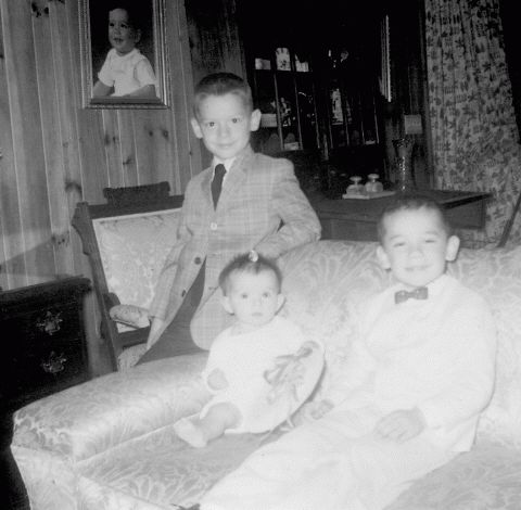 Here we are - Robert E. 'Andy' Andrews Jr., Clara Katherine Andrews, Jones 'Jay' Perryman Andrews and Gus, who loved pork BBQ.